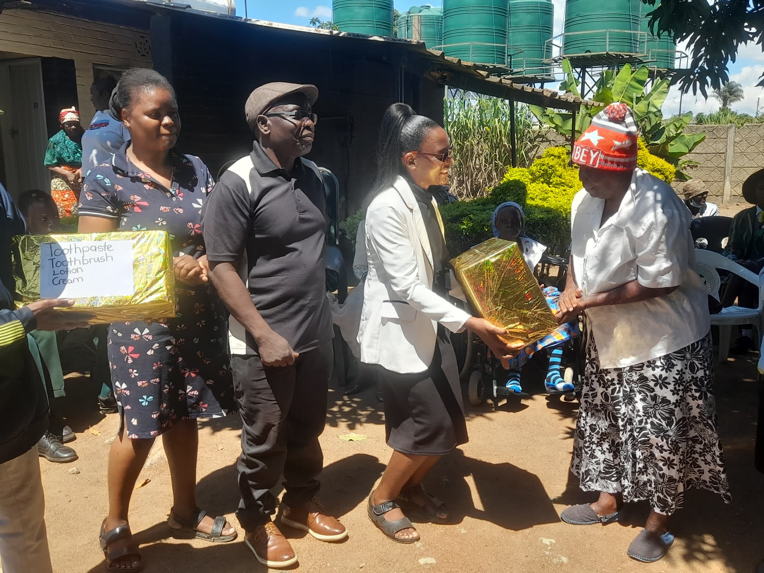 Mucheke Old People's Home Visit